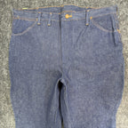 Wrangler Vintage 70s Flare Jeans Mens 40x32 No-Fault USA Made NOS NWT - take2supply