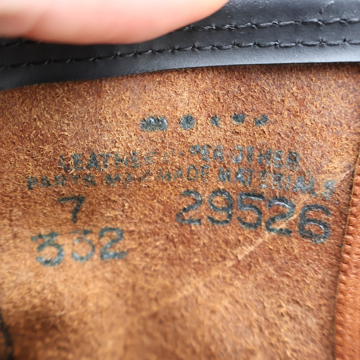 Tuff-Welt Work Boots Mens 7 Vintage Brown Full Grain Leather Moc Toe USA 332 - take2supply
