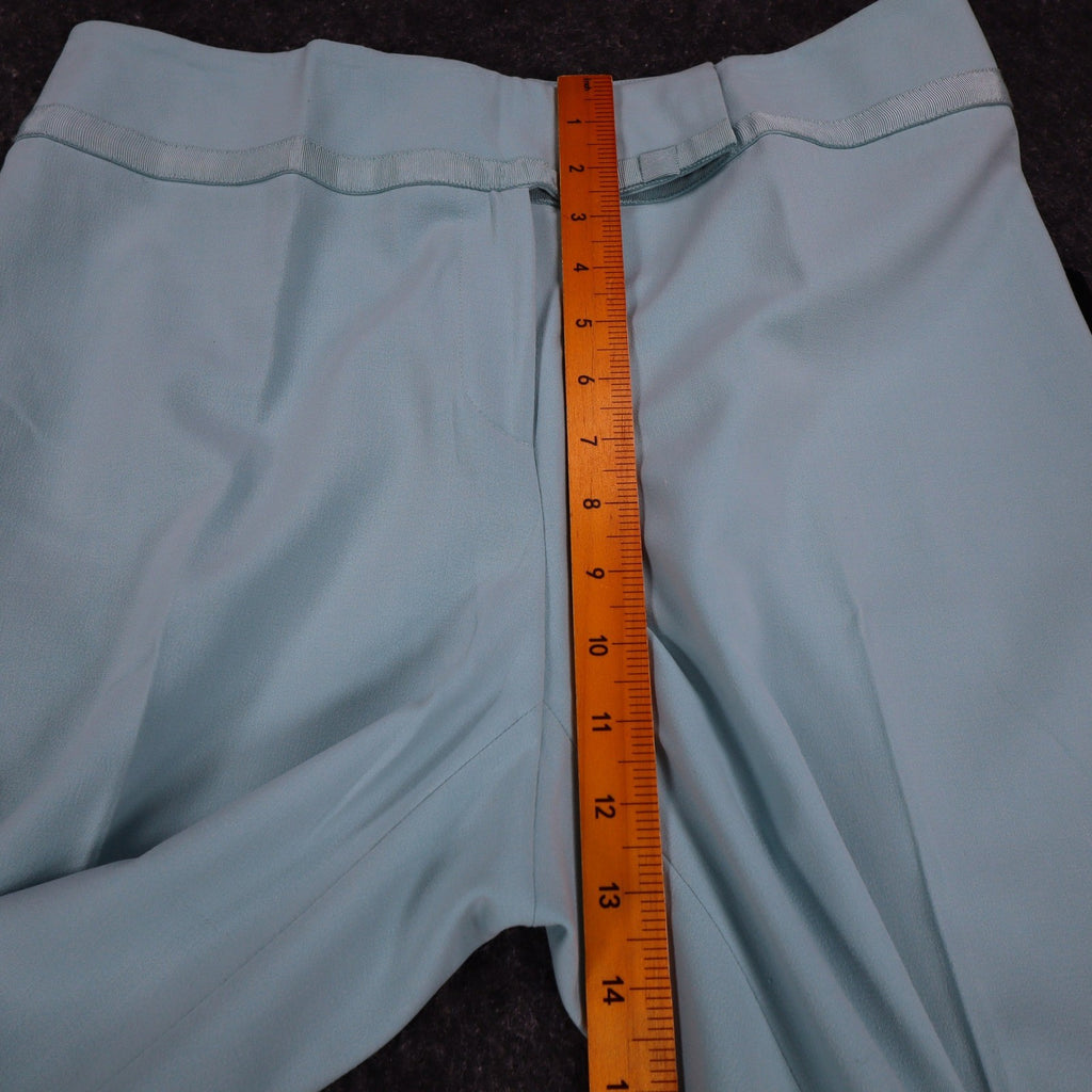 AGB Byer California Pants Womens 10 Y2K Light Blue Wide Leg Stretch Trousers NEW - take2supply