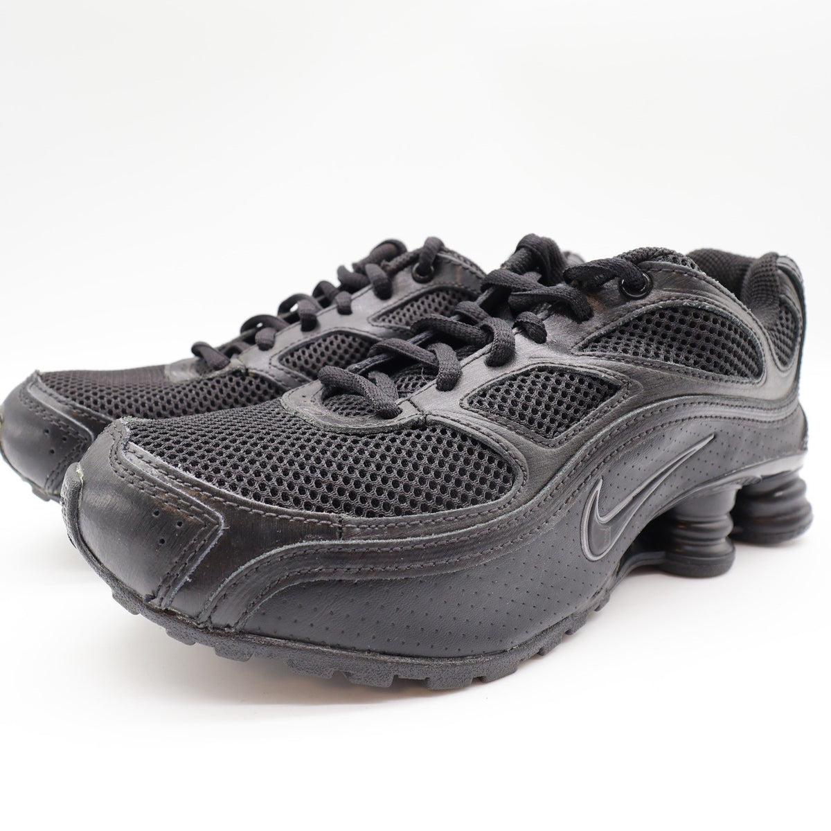 Nike Shox Turbo 9 GS Kids Size 4Y Vintage 2009 Black Running Shoes 366793-001 - take2supply