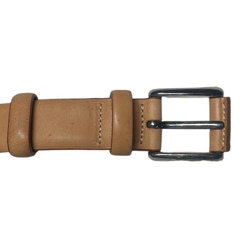Orvis Genuine Leather Belt Made in Italy Silver Buckle Size 44 110 - take2supply
