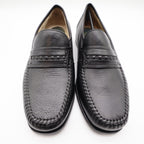 Nunn Bush Edgar Loafers Mens 9 M Black Tumbled Leather Comfort Gel Shoes 85533 - take2supply