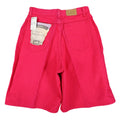 Lee Relaxed Fit Shorts Womens 12 Vintage 90s Poppy Red Cotton Made in USA NWT - take2supply