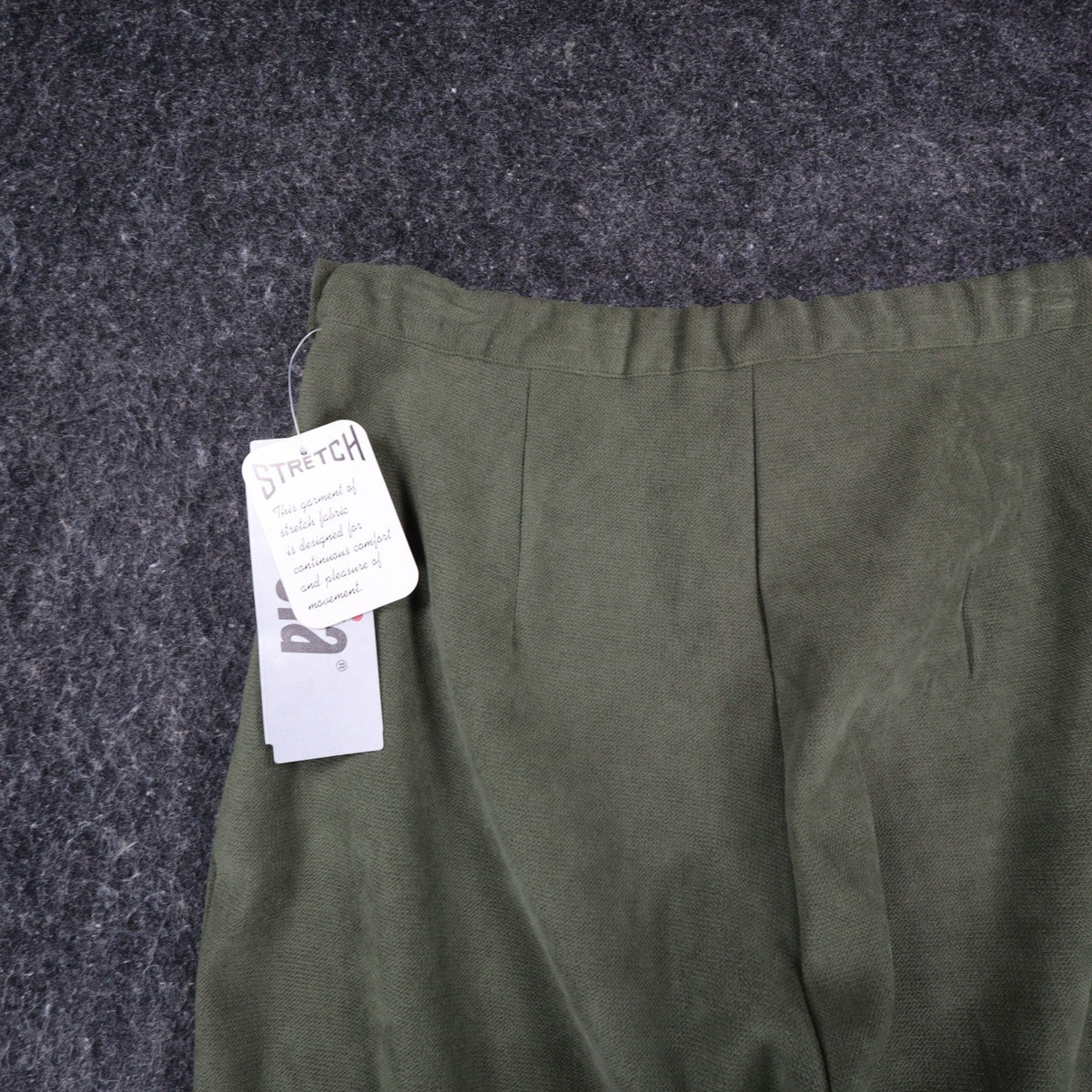 Lucia Trousers Womens 12 Vintage 90s Cactus Green Stretch Straight Leg Pants NWT - take2supply
