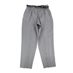 Sara Michelle Pants Womens 18 Gray Belted High Rise Dress Trousers USA NWT NOS - take2supply