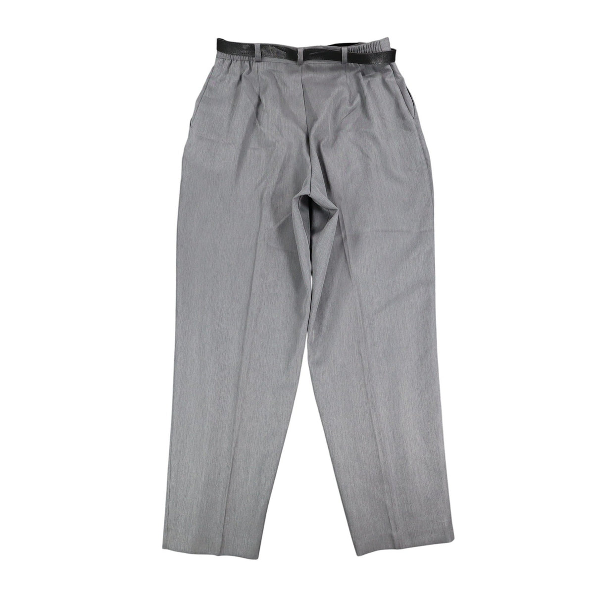 Sara Michelle Pants Womens 18 Gray Belted High Rise Dress Trousers USA NWT NOS - take2supply