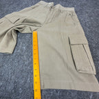 Lee Dungarees Cargo Shorts Mens 29 Khaki Cotton Relaxed Deadstock 219-2437 - take2supply