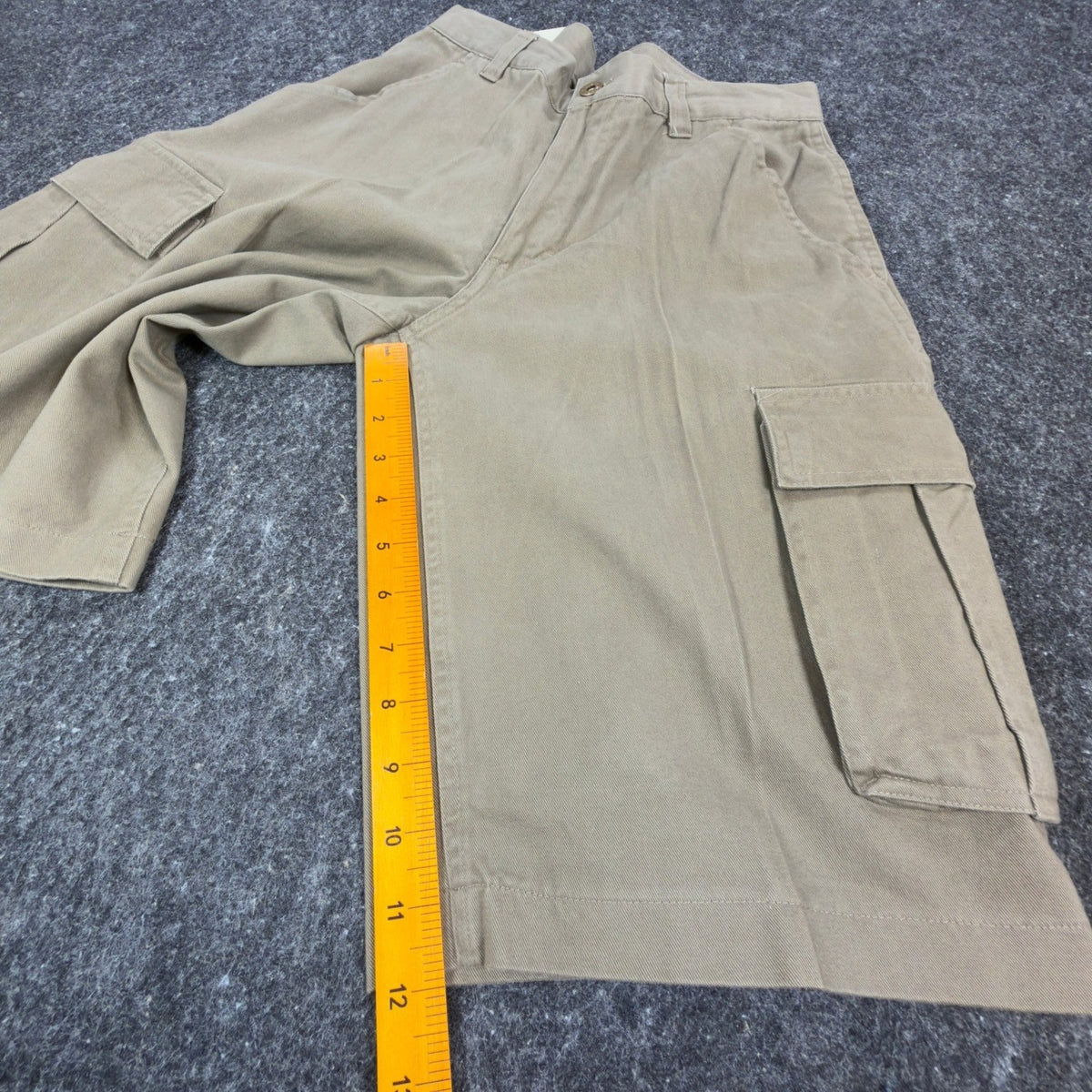 Lee Dungarees Cargo Shorts Mens 29 Khaki Cotton Relaxed Deadstock 219-2437 - take2supply