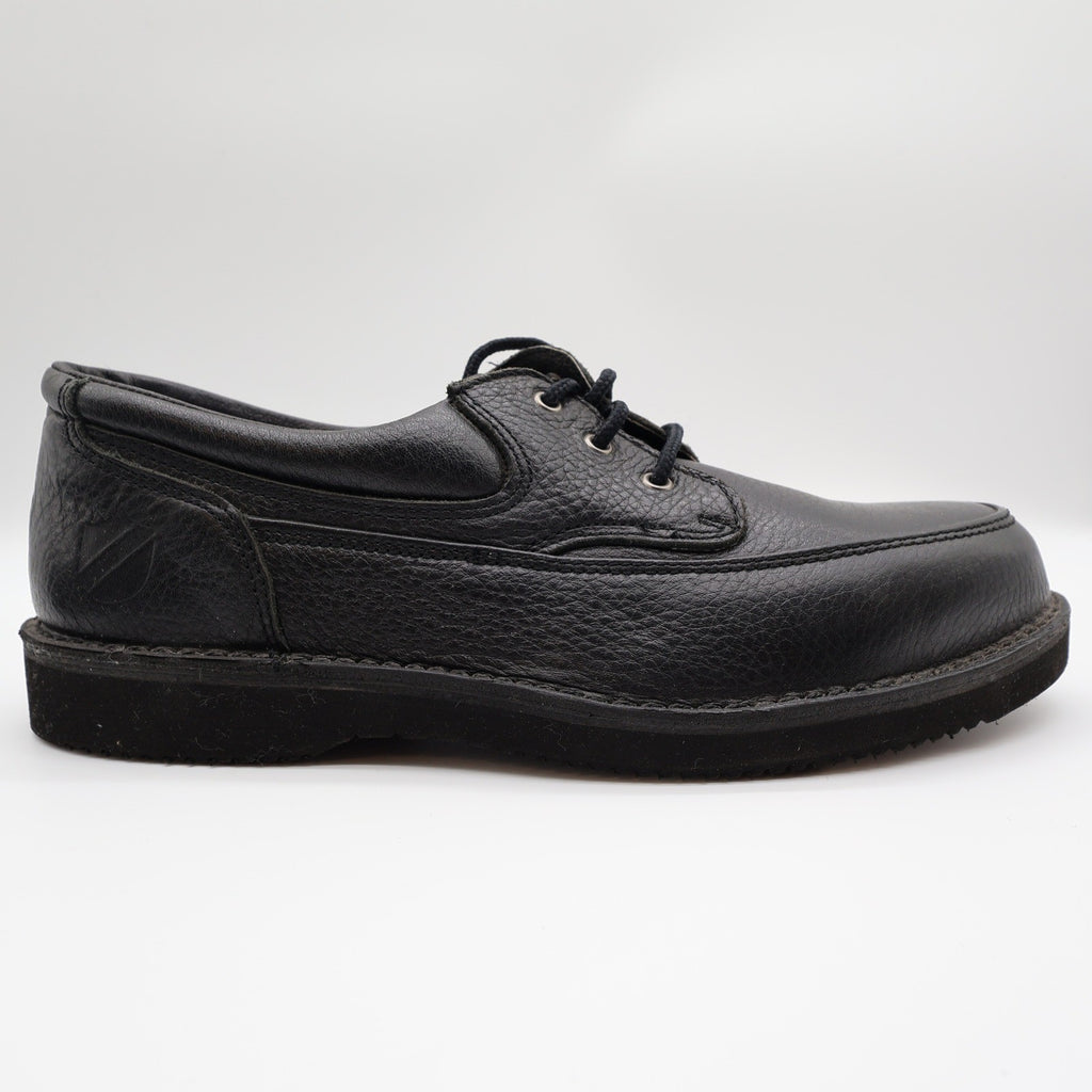 Bucks Steel Toe Work Shoes Mens 10 Vintage Black Leather Safety Toe W4570 - take2supply