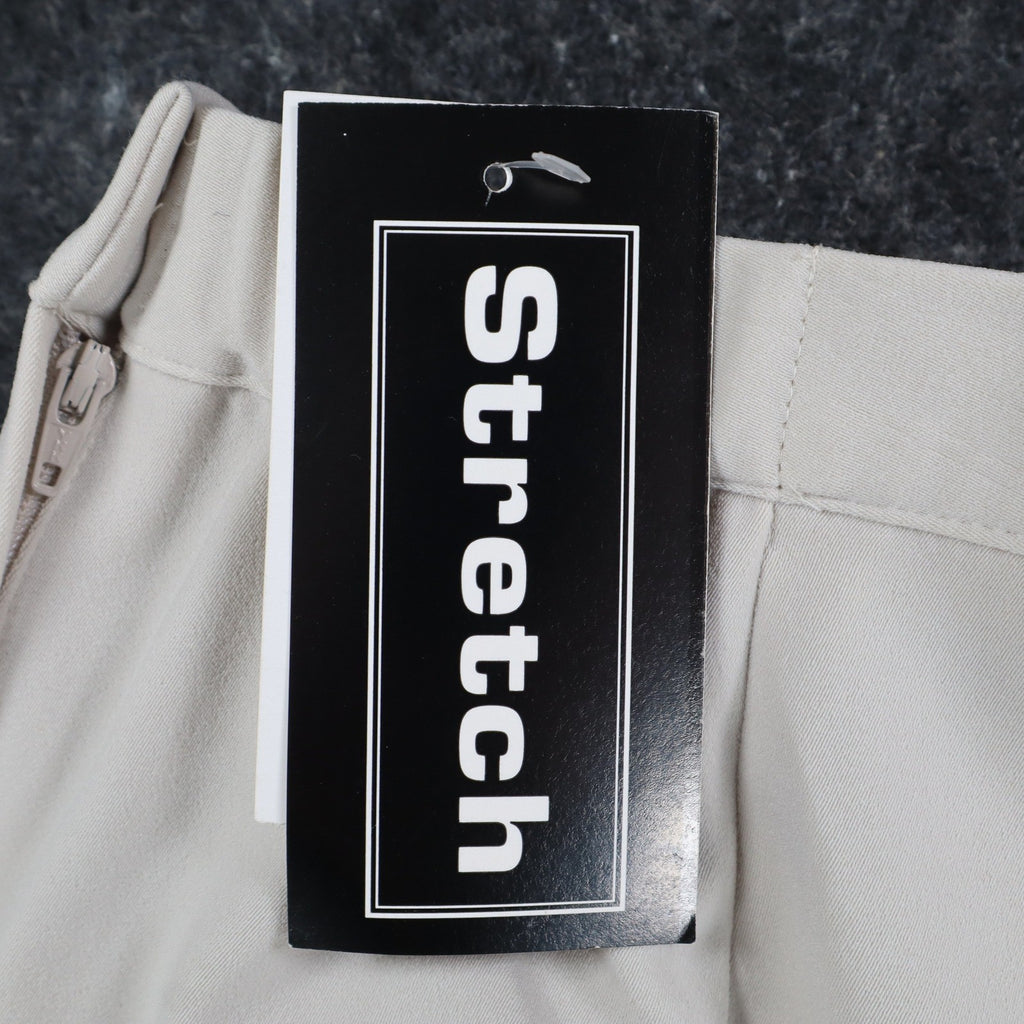N Touch Pants Womens 8 Stone Stretch Straight Leg Side Zip NWT NOS - take2supply