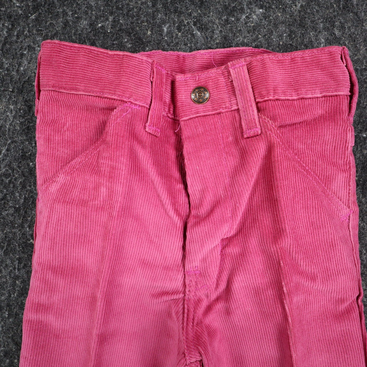 Toddly Winks Corduroy Pants Kids 4 Slim Pink Straight Leg USA Deadstock NWT - take2supply