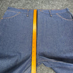 Wrangler Vintage 80s Bootcut Jeans Mens 44x32 Blue Cotton USA Made NOS NWT - take2supply