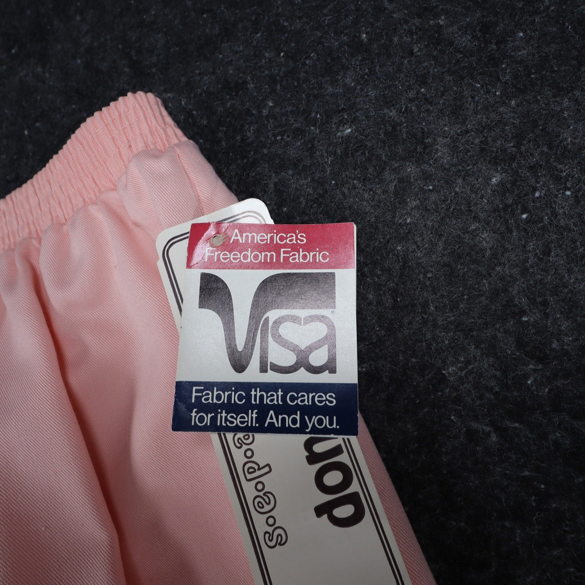 Donnkenny Vintage 80s Pink Pull On Pants Womens 10 Made in USA Deadstock NWT - take2supply