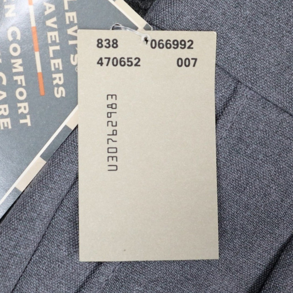 Levi's Travelers Dress Pants Mens 32x32 Vintage 80s Gray Wool Blend Pleated NWT - take2supply