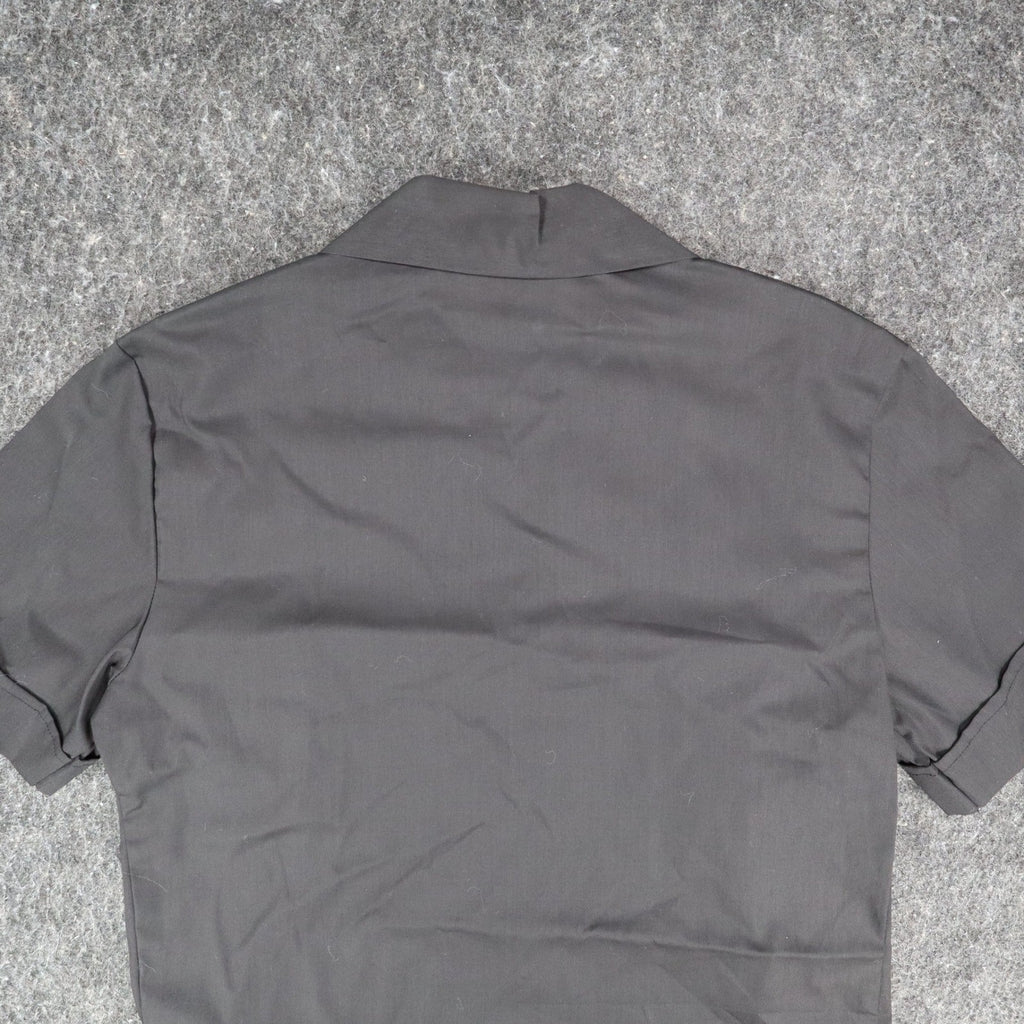 Made in California by George Smock Top Womens 32 Vintage Black Snap Front Shirt - take2supply