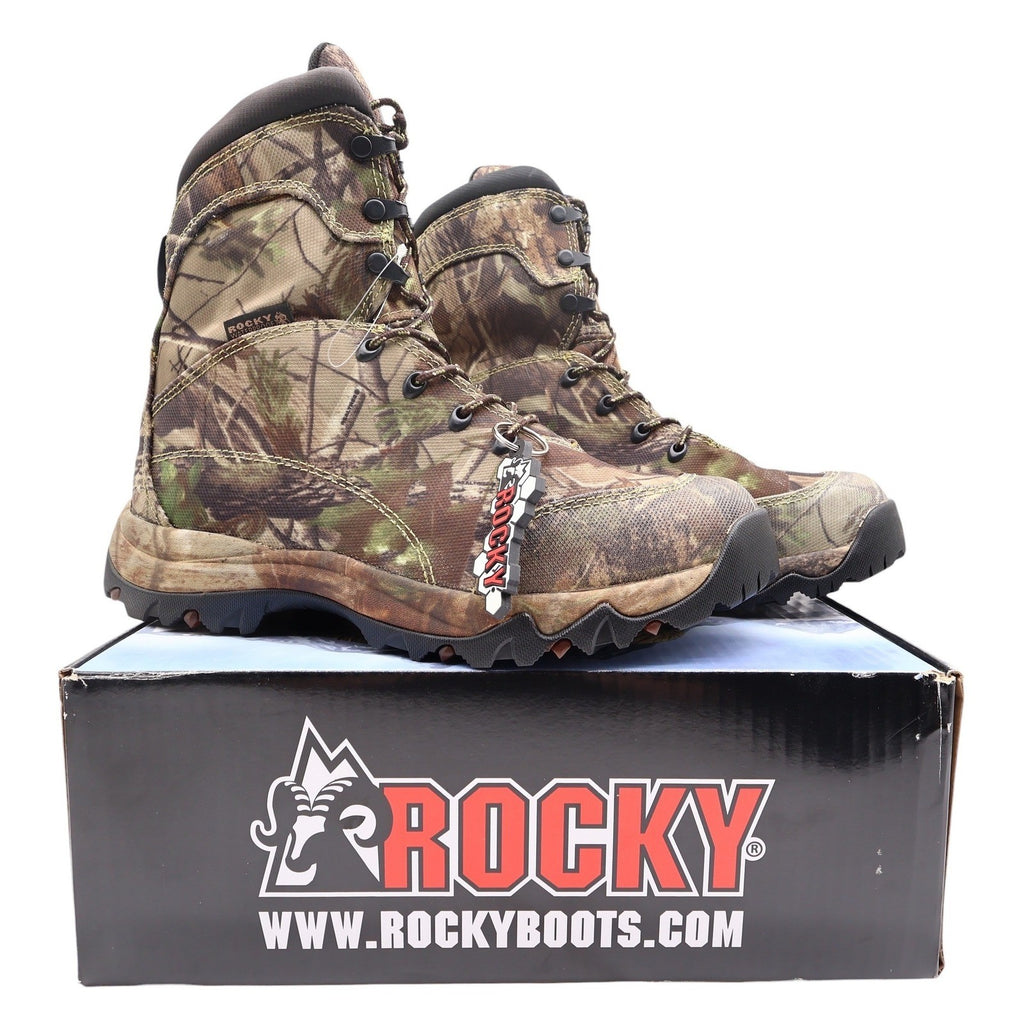 Rocky Gameseeker 8" Hunting Boots Mens 10.5 Camo Waterproof RKY0016 NWT - take2supply