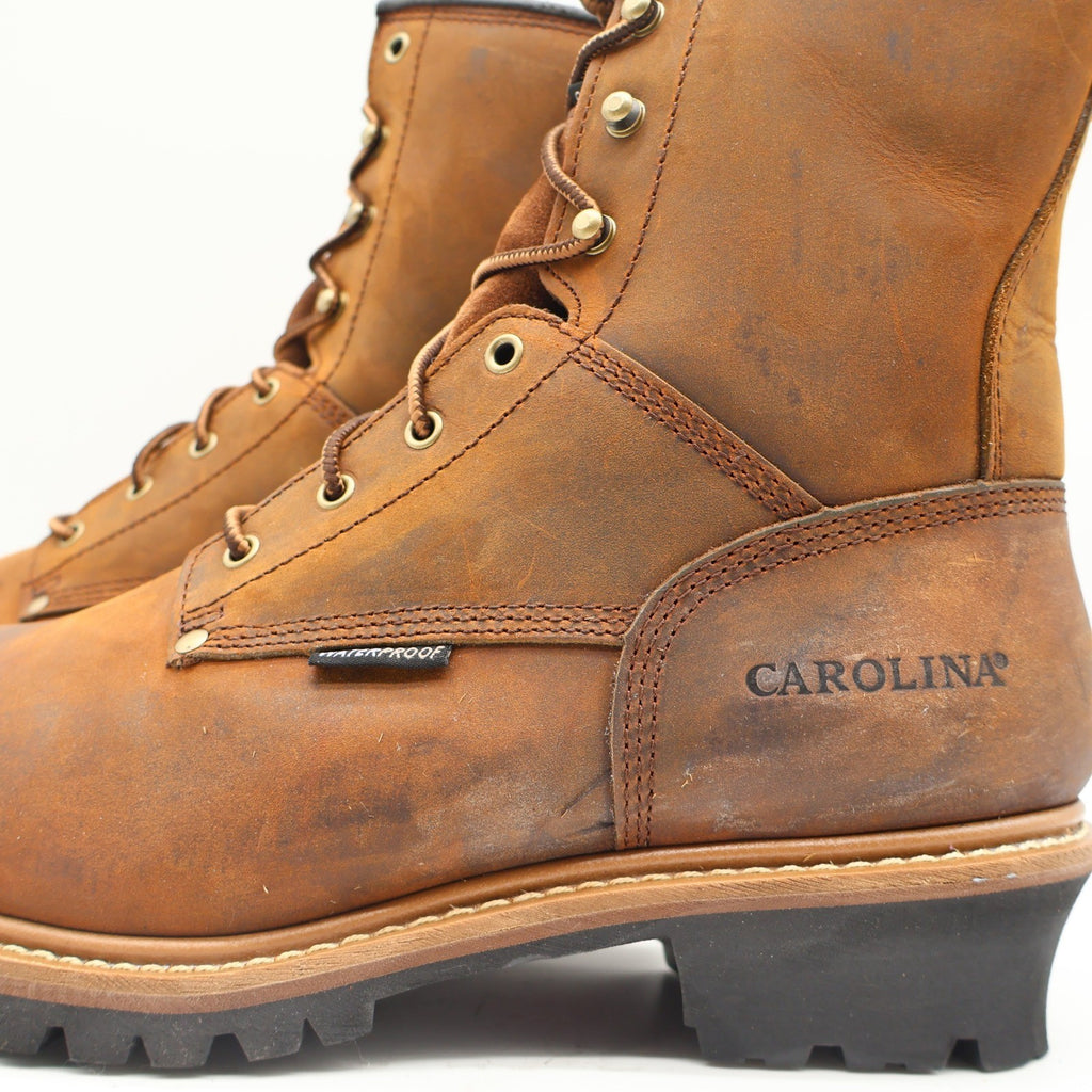 Carolina Logger Work Boots Mens 13 2E Brown Leather Waterproof EH CA4821 600g - take2supply