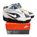 Nike Air Sonic Flight Mid Kids 2.5Y Vintage 1992 White Graphite Lake Blue 153039 - take2supply