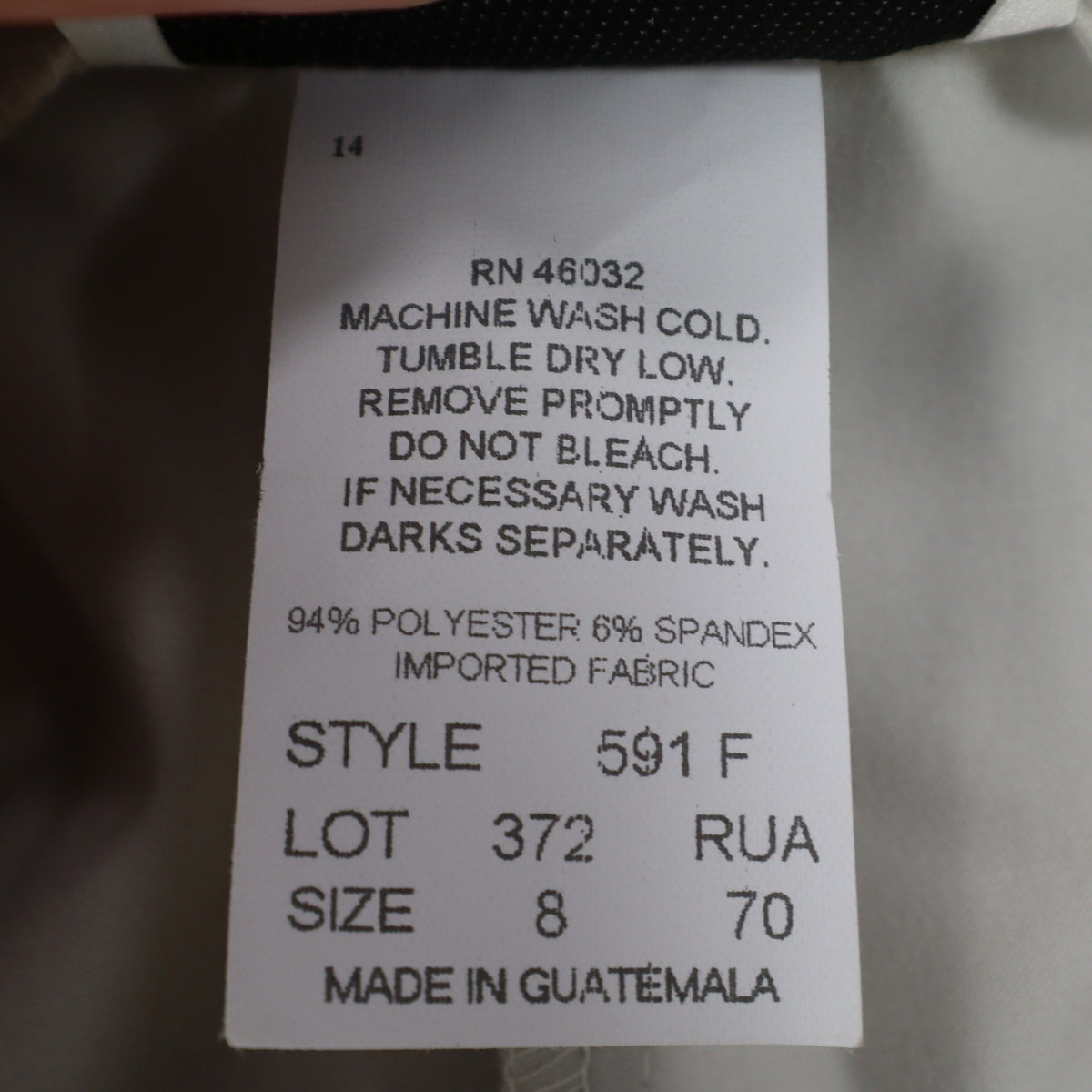 N Touch Pants Womens 8 Stone Stretch Straight Leg Side Zip NWT NOS - take2supply