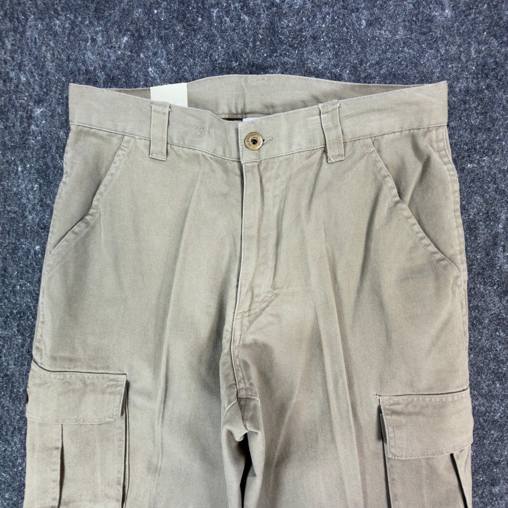 Lee Dungarees Cargo Shorts Mens 29 Khaki Cotton Relaxed Deadstock 219-2437 - take2supply