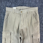 Lee Dungarees Cargo Shorts Mens 29 Khaki Cotton Relaxed Deadstock 219-2437 - take2supply