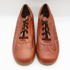 Walker Adirondack Oxford Shoes Mens 7.5 D Vintage Brown Leather Made in USA NOS - take2supply