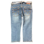 Levi's Vintage Y2K Capri Jeans Girls Size 8 Blue Denim Medium Wash NWT - take2supply