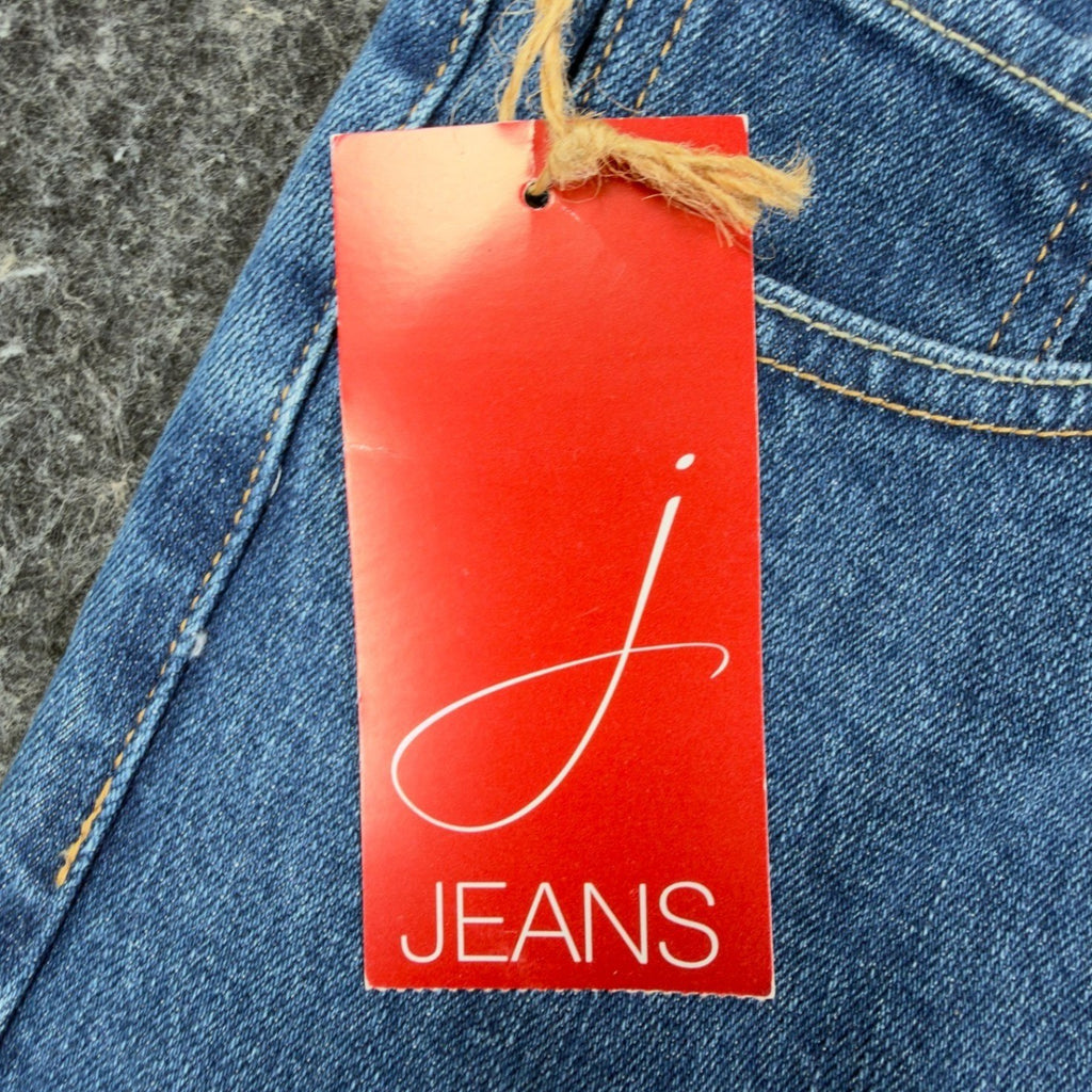 J Jeans Straight Leg Jeans Womens 8 Short Medium Indigo Denim NWT C722 - take2supply