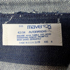 Maverick Vintage 1970s Bootcut Jeans Mens 42x34 Dark Wash Cotton Denim NOS NEW - take2supply