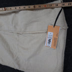 Future Collective Mini Skirt Womens 16 Cream New Textured Raw Hem Fringe - take2supply