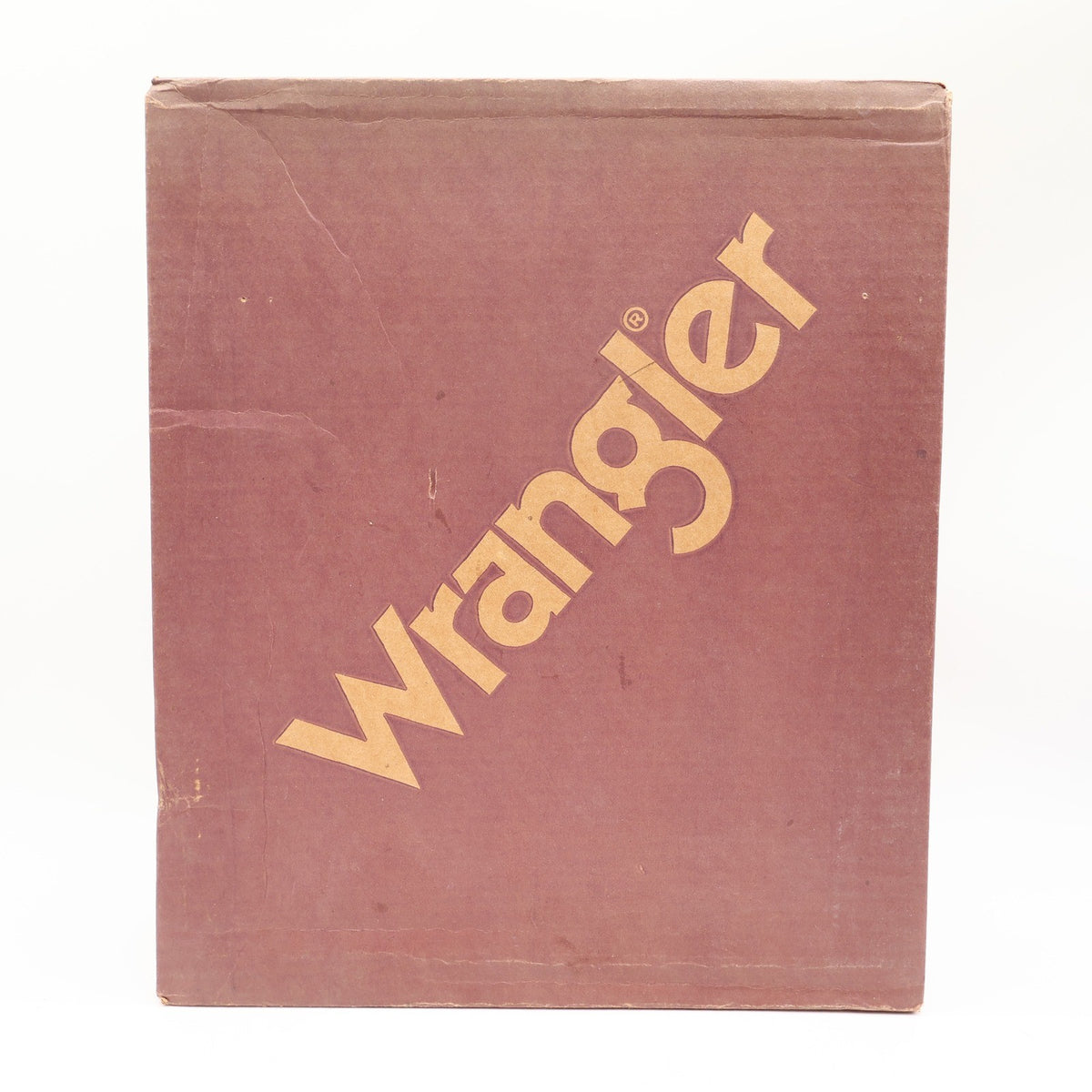 Wrangler Vintage Western Cowboy Boots Childrens 1.5 Brown Black Leather NWT - take2supply