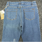 FDJ Olivia Flare Jeans Women 12 Blue Stretch Mid Rise Denim NWT New - take2supply