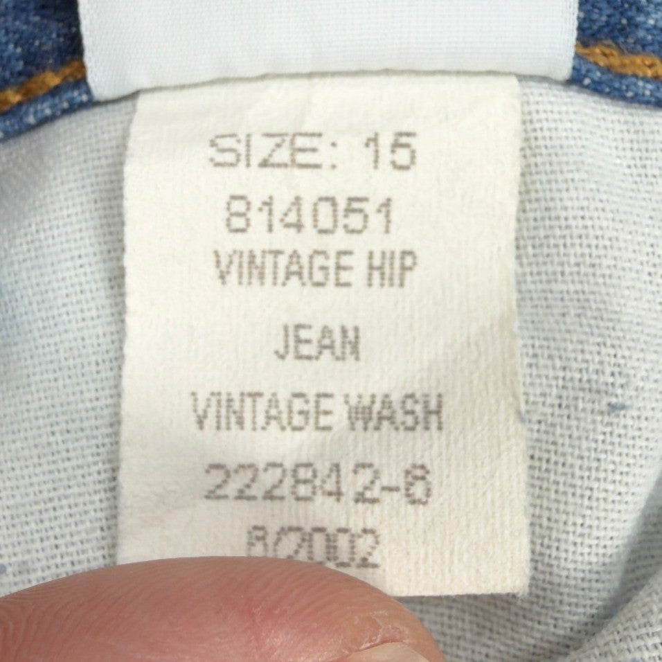 Tommy Girl Y2K Hip Jean Women 15 Blue Cotton NWT Vintage Low Rise Slim Fit Denim - take2supply