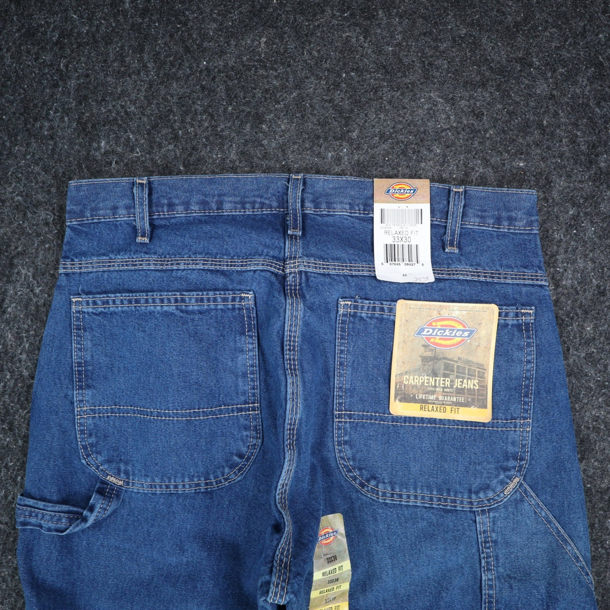 Dickies Carpenter Jeans Mens 33x30 Relaxed Fit Blue Denim Workwear 19294SNB NWT - take2supply