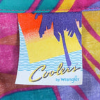 Wrangler Vintage 90s Coolers Shirt Mens XL Pink Abstract Cotton NWT Deadstock - take2supply