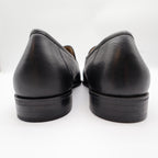 Nunn Bush Edgar Loafers Mens 9 M Black Tumbled Leather Comfort Gel Shoes 85533 - take2supply
