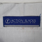 Levi Strauss Action Slacks Mens 33x30 Vintage Brown Stretch Waist Dress Pants - take2supply