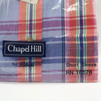 Chapel Hill by Block Shirt Mens XL Vintage Plaid Short Sleeve Button Down New - take2supply