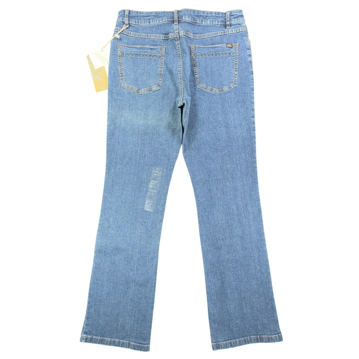FDJ Olivia Flare Jeans Women 12 Blue Stretch Mid Rise Denim NWT New - take2supply