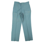 Montgomery Ward Work Pants Mens 32x28 Vintage 70s Teal Green Fortrel Deadstock - take2supply