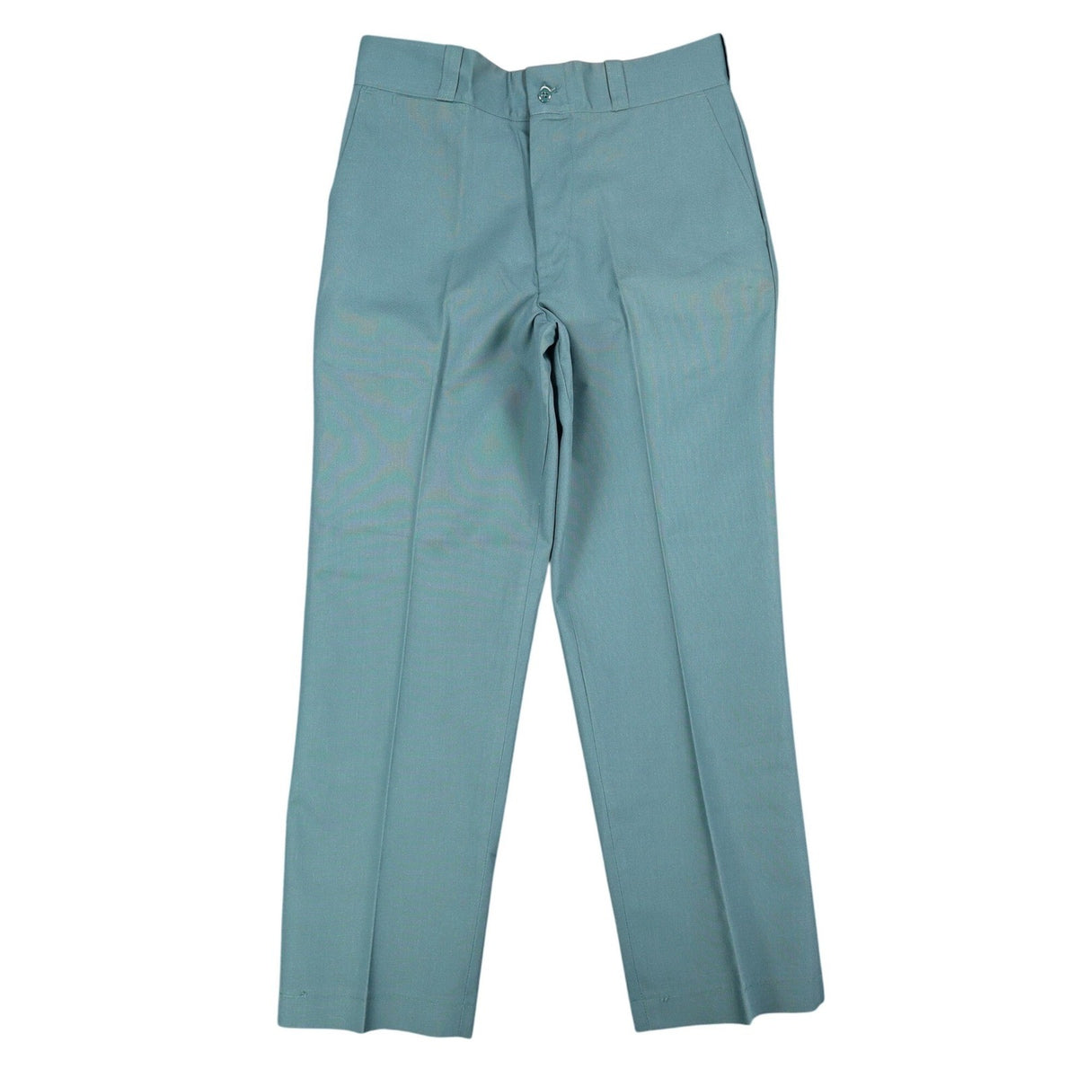 Montgomery Ward Work Pants Mens 32x28 Vintage 70s Teal Green Fortrel Deadstock - take2supply