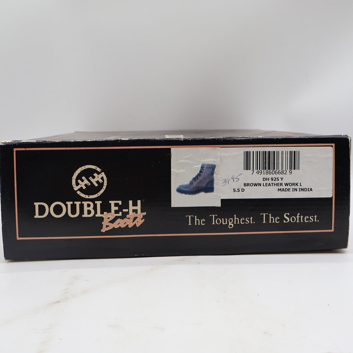 Double-H Boots Packer Work Boots Womens 5.5 D Vintage 90s Brown Leather DH 925Y - take2supply