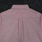 Dee Cee Striped Button Down Shirt Womens 7/8 Vintage Red White Short Sleeve USA - take2supply