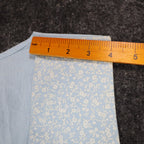 D.K. Gold by Donnkenny Reversible Vest 1X Vintage 90s Blue Floral Cotton NWT - take2supply