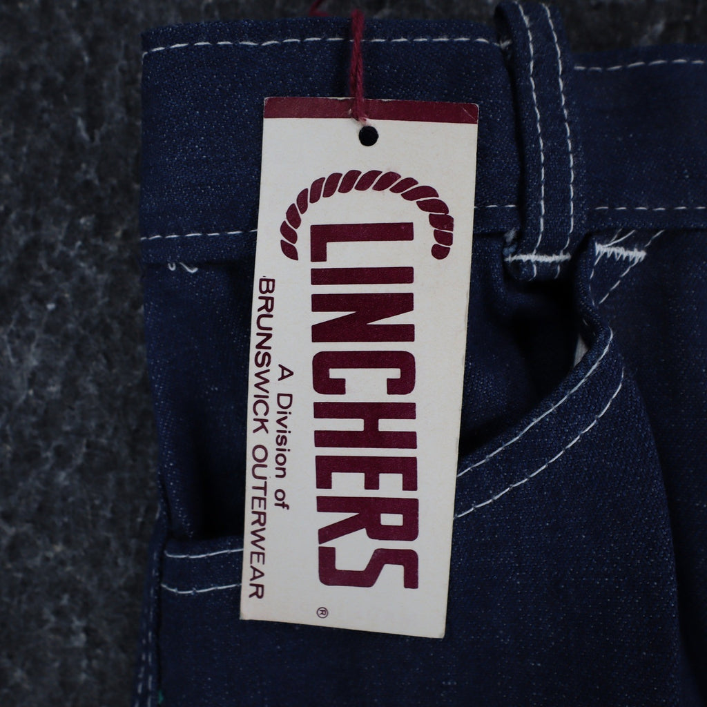 Vintage Clinchers Girls Jeans 8 Slim Blue Flare Leg Cotton USA NWT - take2supply