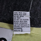 TM Sport That's Me Cardigan Sweater Womens Small Green Embroidered Ramie NWT - take2supply