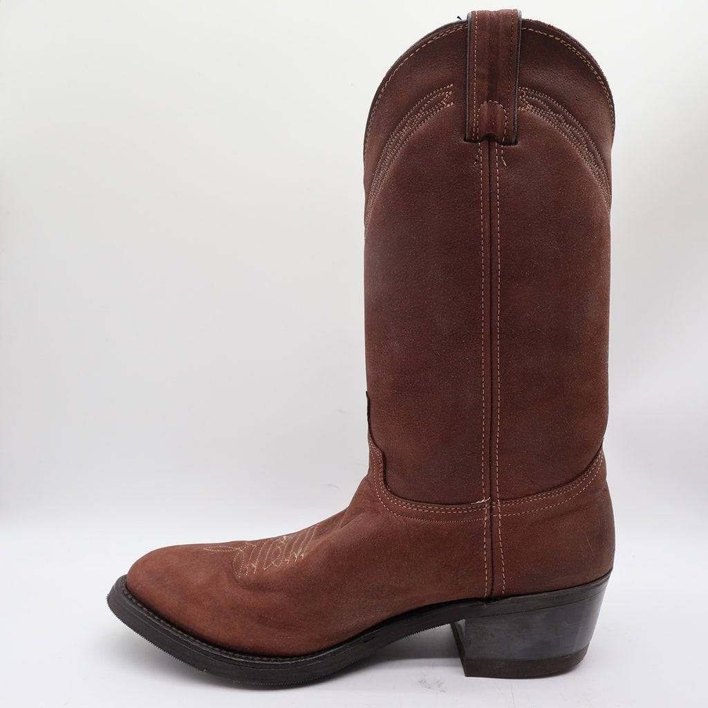 Golden Retriever Vintage Western Boots Mens 10 D Brown Leather NIB Made in USA - take2supply