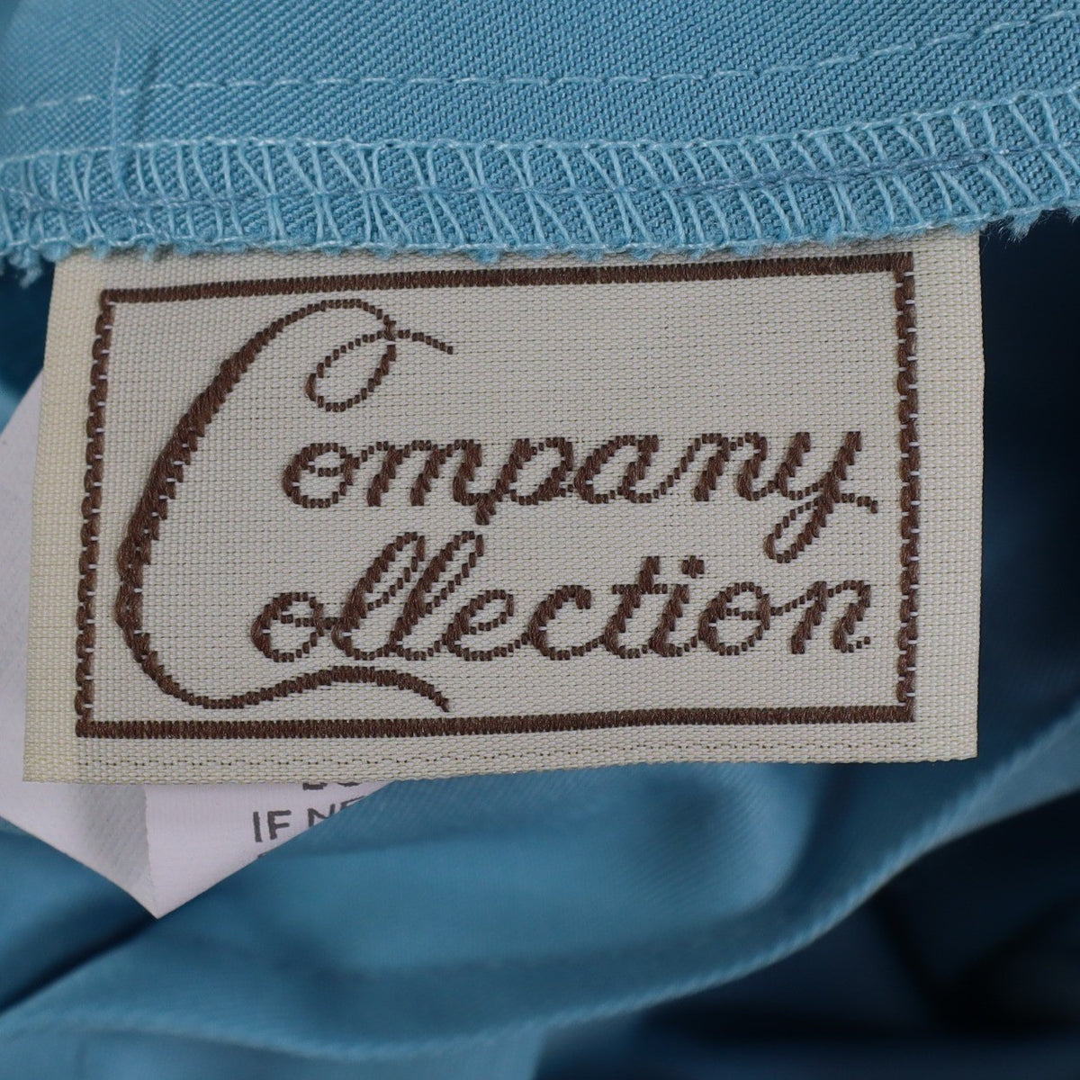 Company Collection Vintage Trousers Womens 12 Blue Polyester Pleated Wide Leg - take2supply