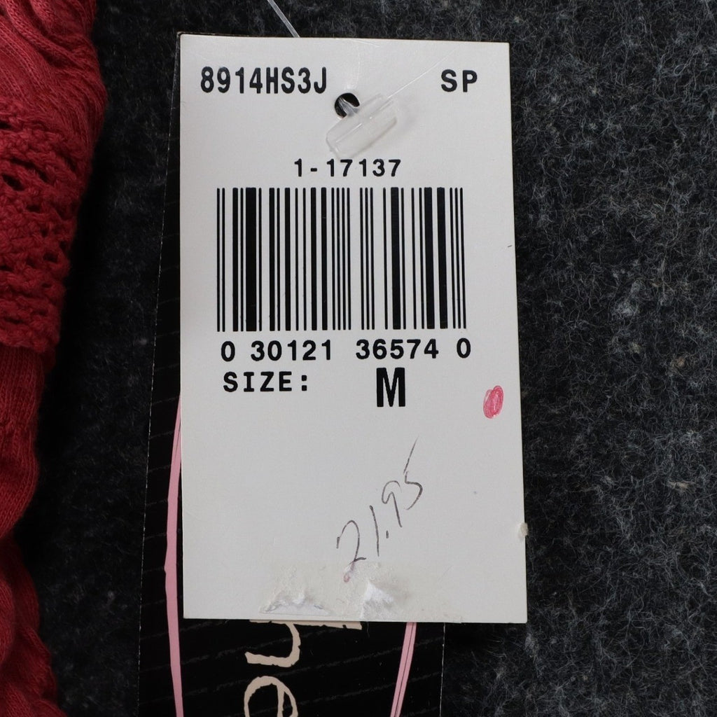 My Michelle Halter Top Womens Medium NWT Pink Cotton Smocked Y2K Boho - take2supply