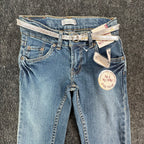 Levi's Vintage Y2K Capri Jeans Girls Size 8 Blue Denim Medium Wash NWT - take2supply